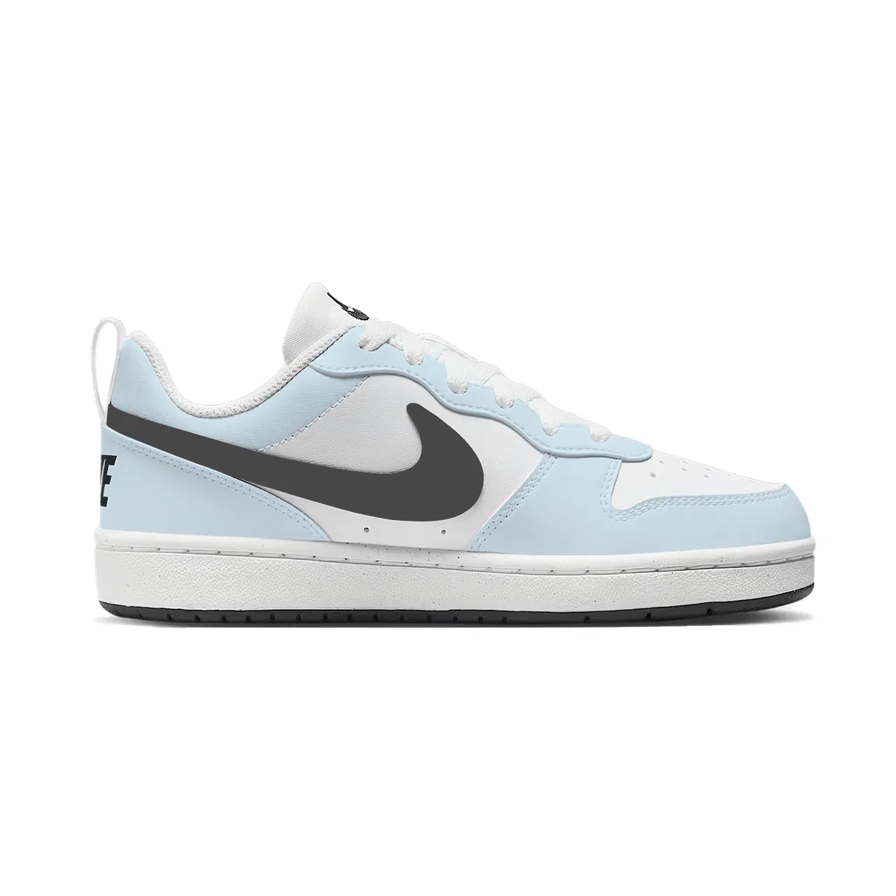 Детские кеды для скейтбординга с рисунком, Blue White, Nike — фото 3