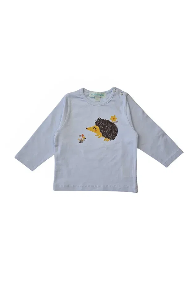 Детский комплект футболок с длинным рукавом Halloween Littles World Discover Kids Dreams, Blue — фото 3