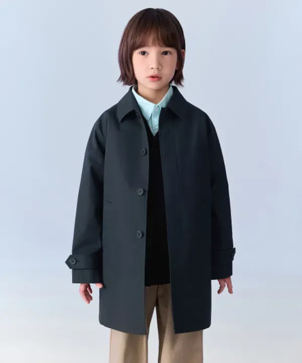 Пальто из хлопка, Balmacaan Musinsa Standard Kids, Navy