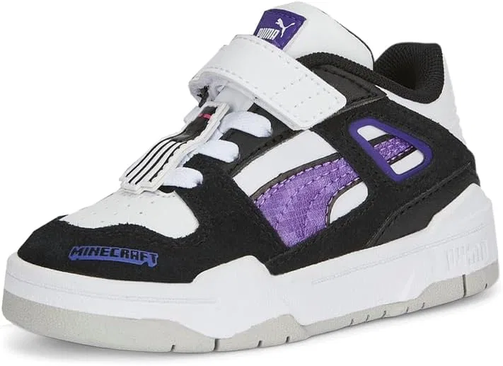 Детские кроссовки для мальчиков с принтом Slipstream PUMA, Black — фото 2