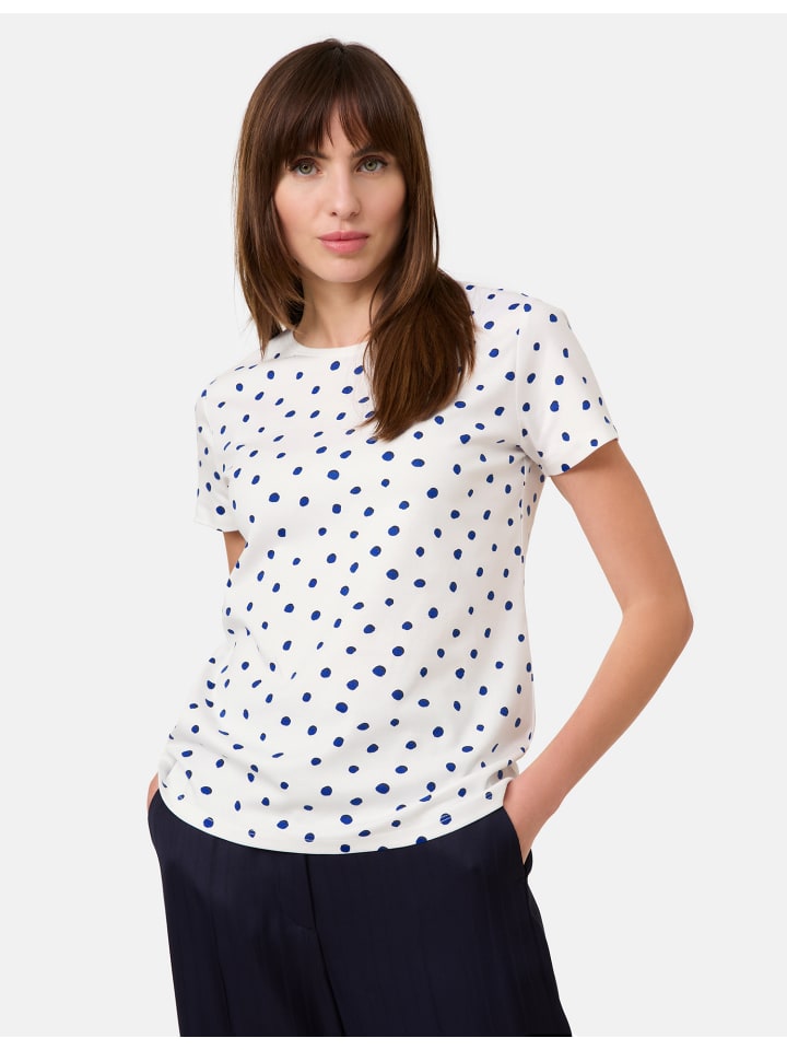 

Футболка TAIFUN T-Shirt Kurzarm Rundhals, цвет Offwhite gemustert