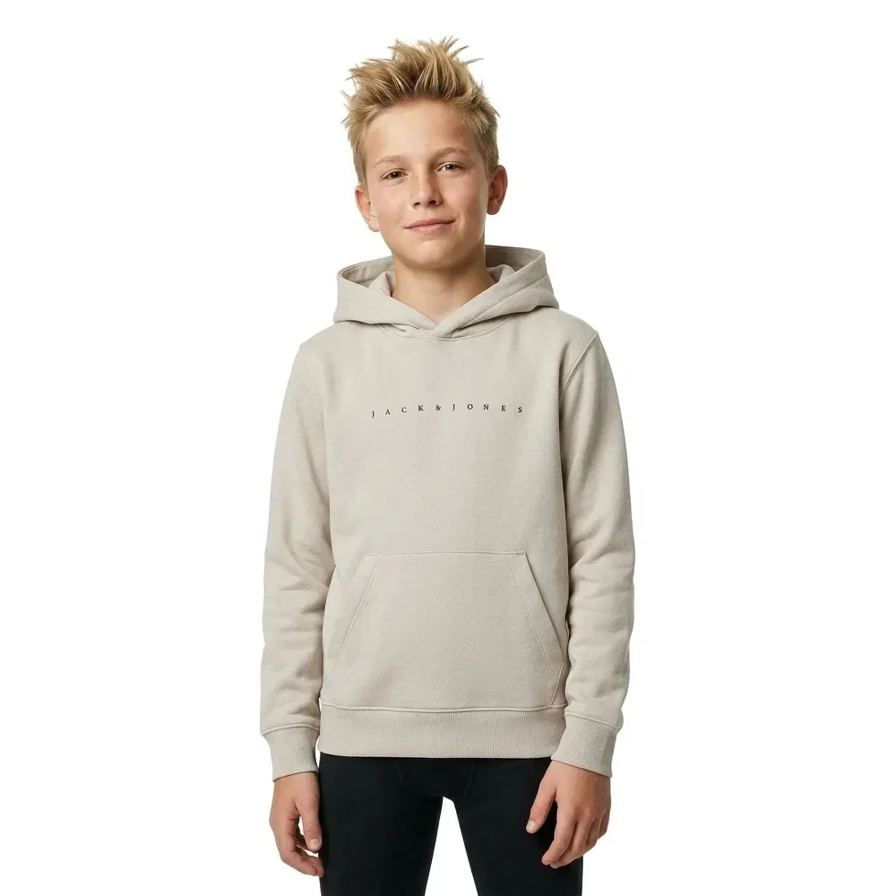 Худи Star Jack & Jones, бежевый — фото 2