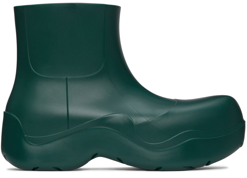 

Зеленые ботинки челси Matte Puddle Bottega Veneta, Зеленый, Зеленые ботинки челси Matte Puddle Bottega Veneta