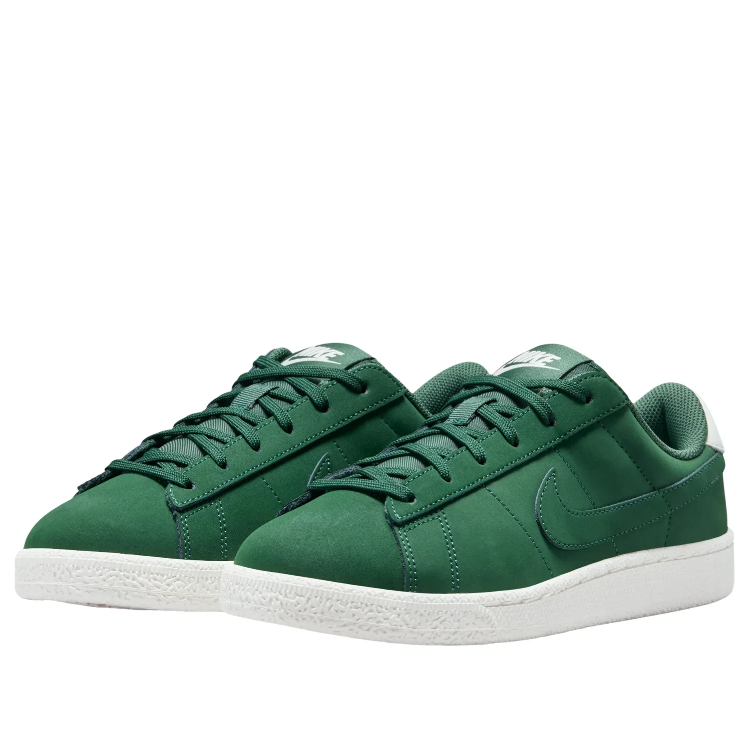 Детские кроссовки с кожаным верхом Nike Tennis Classic Fir Sail, зеленый — фото 4