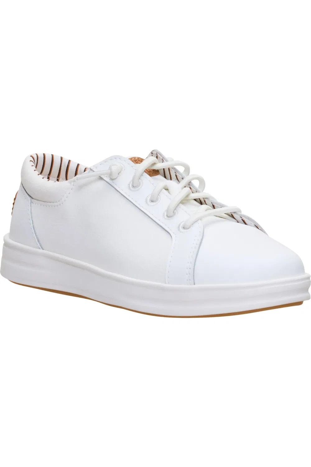 Кроссовки детские на шнурках-эластичных узлах Paul Pro Classic Slip-On Hey Dude, белый