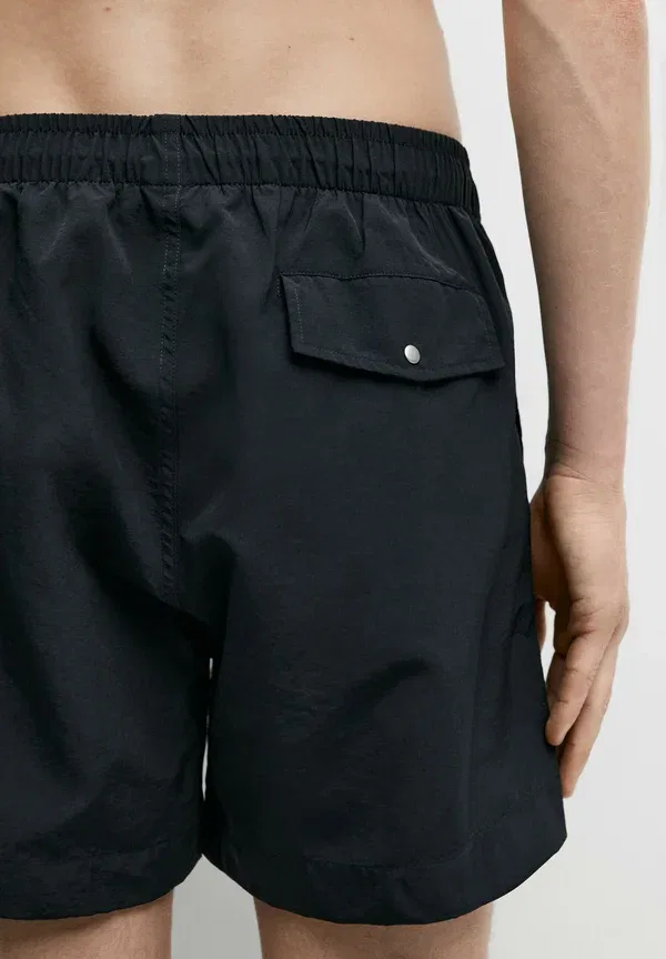 Плавки 100% полиамид, Massimo Dutti, Mottled Dark Blue, темно-синий