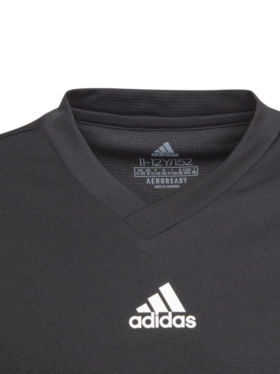 Футболка с длинным рукавом Team Base adidas, черный — фото 4