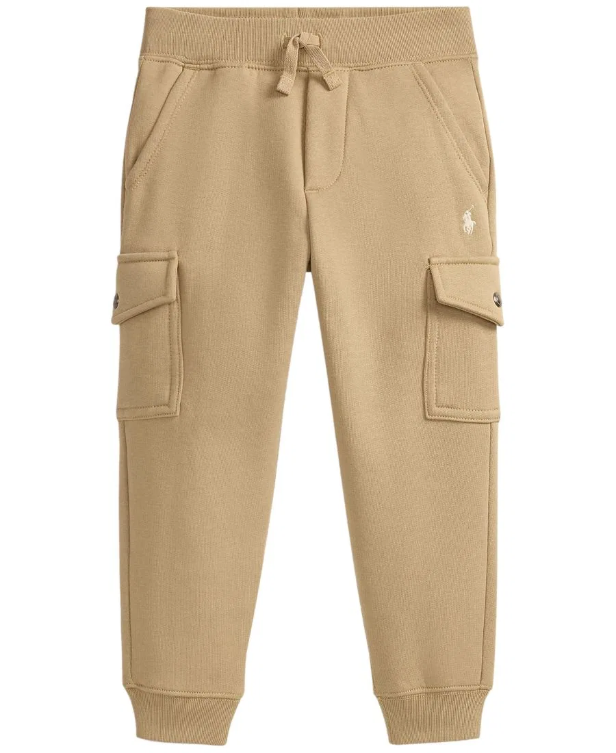 Флисовые карго-джоггеры с эластичным поясом Polo Ralph Lauren, Classic Khaki