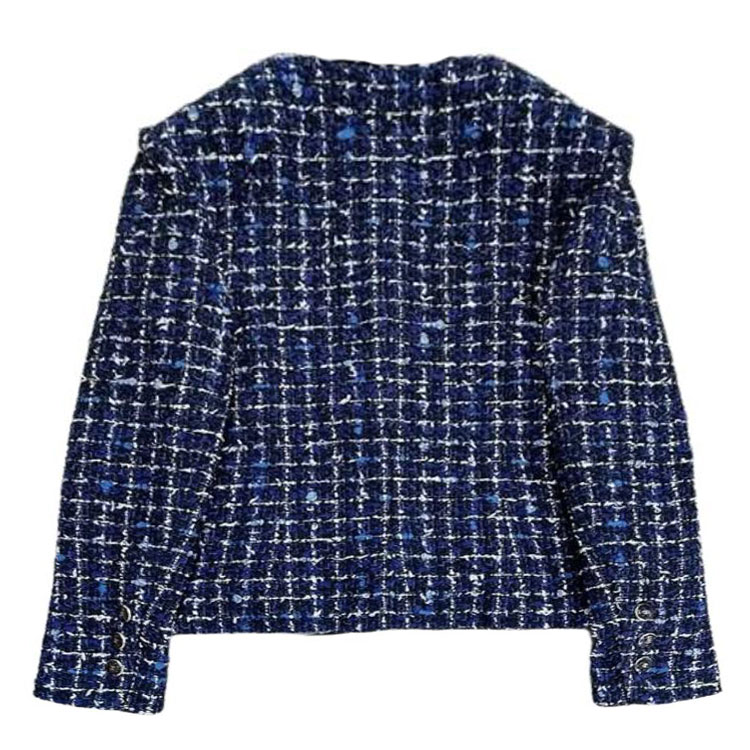 CHANEL Куртка 25P женская морская синяя, Marine Blue — фото 3