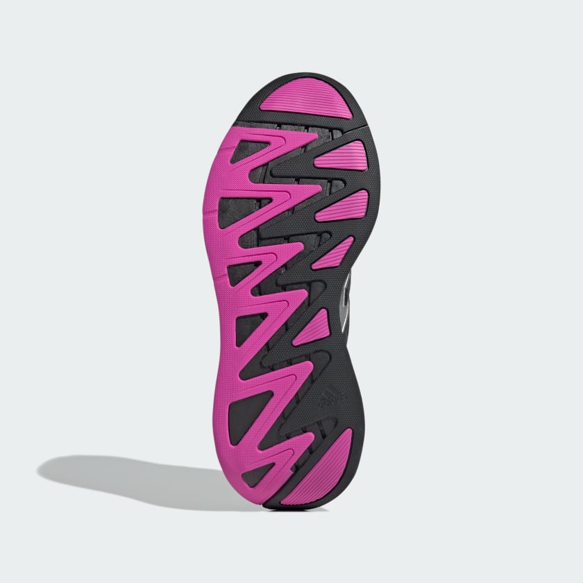 Женские кроссовки Adidas Adizero Aruku, зеленый/фуксия — фото 3