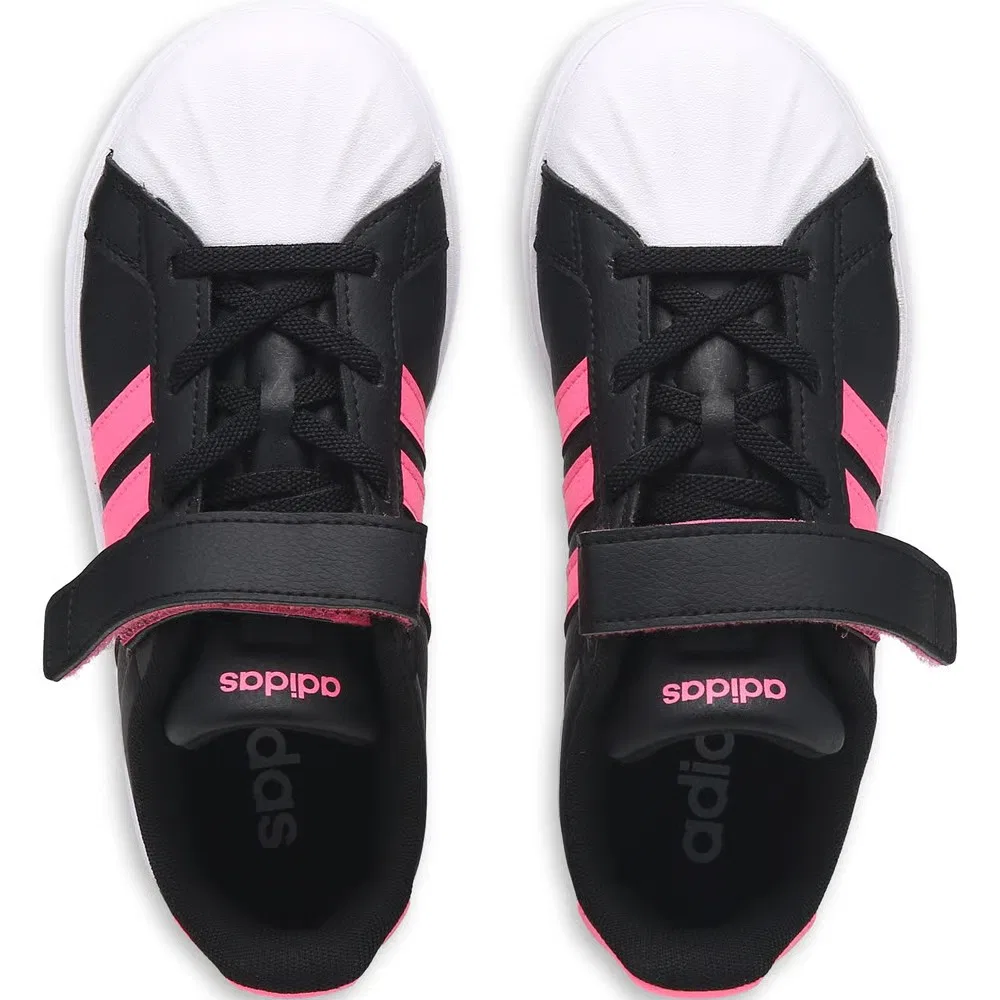 Детские кроссовки Streettalk Adidas, Black/Pink — фото 4