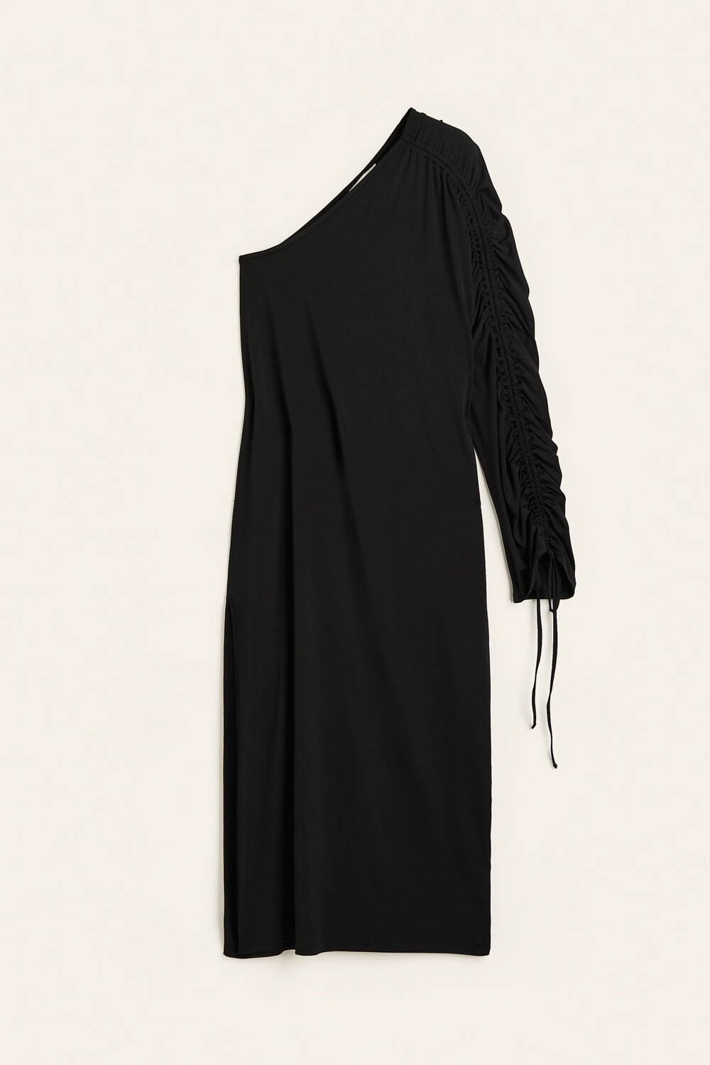 

Платье H&M Oversized One-shoulder, черный