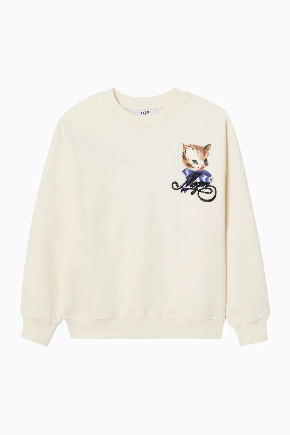 Свитшот с логотипом MSGM, хлопковый