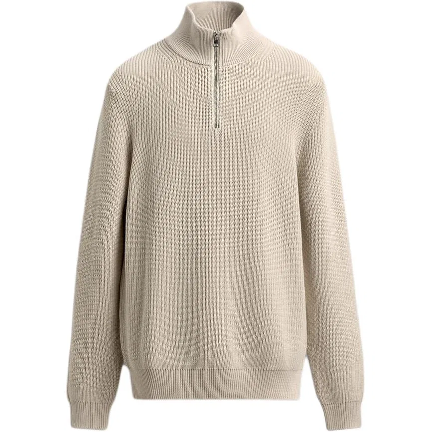 Мужской свитер с высоким воротником Medium Nude ZARA, Medium Nude