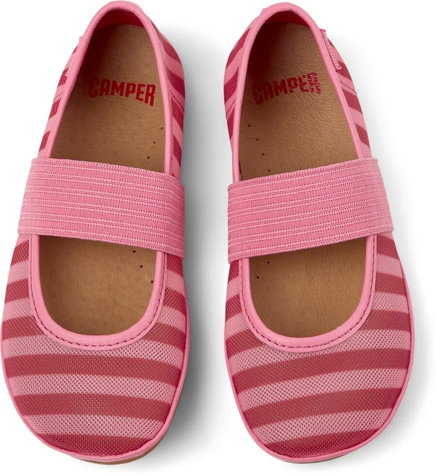 Балетки CAMPER 'Right Kids' красного цвета — фото 3