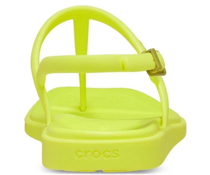 Сланцы Crocs Women's Miami Flip Thong, желтый — фото 4