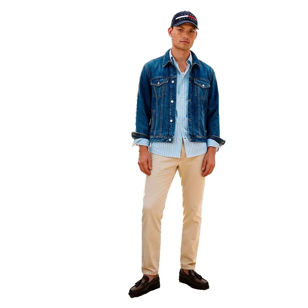 Мужские брюки с зауженным кроем Core Harlem Pants Tommy hilfiger, Beige — фото 3