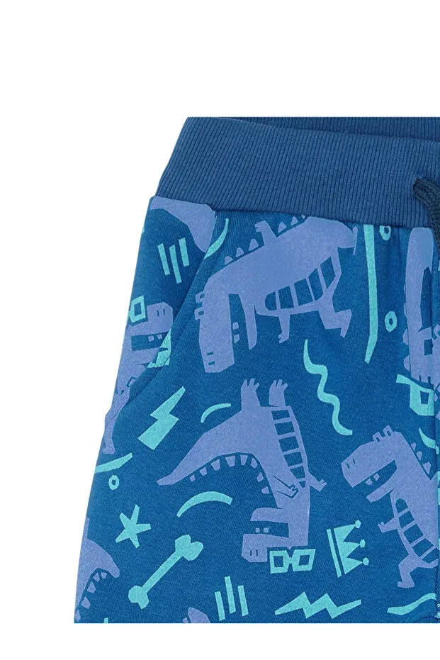 Детский спортивный комплект для мальчиков хлопковый Dino park Denokids, Navy Blue — фото 3