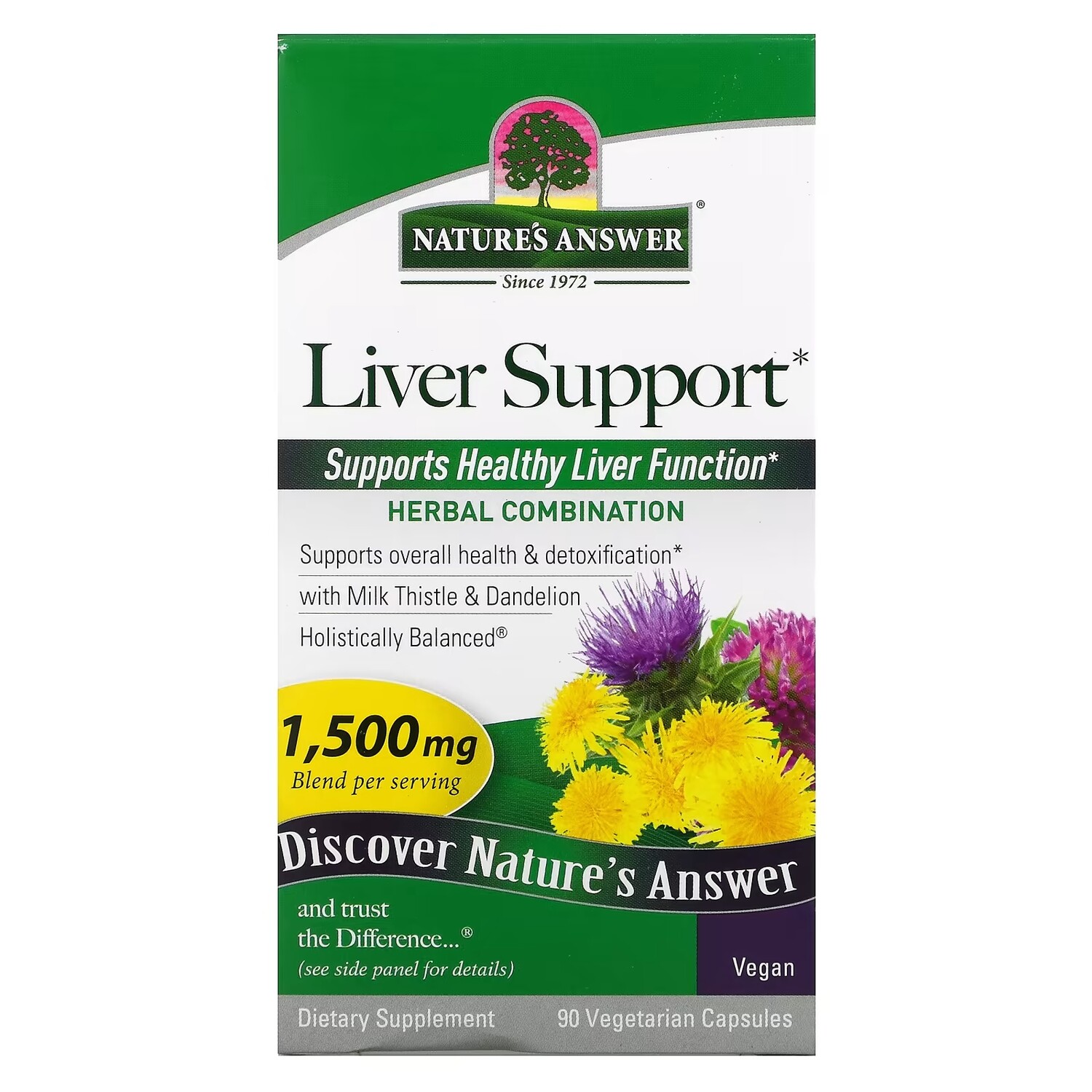 

Средство для Поддержки Печени Nature's Answer, 90 капсул