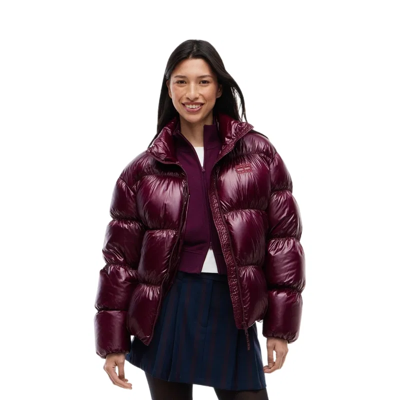 Женская куртка пуховик с воротником-стойкой Tommy Hilfiger, Black BDS — фото 3