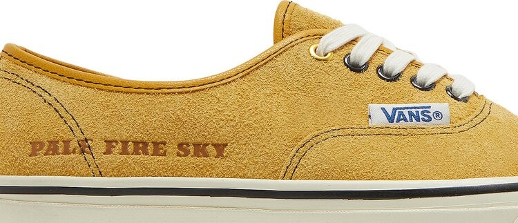 Кеды Vans Julian Klincewicz x Vault OG Authentic SP LX Pale Fire Sky - Gold Nugget, желтый — фото 2