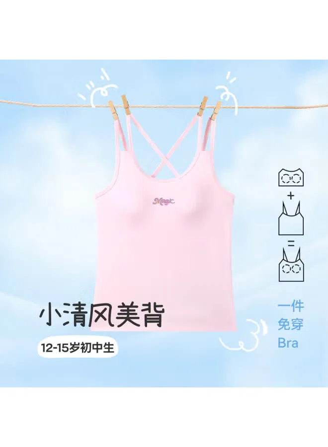 Бесшовный топ-бралетт с тонкими бретелями Long Time Companion, лавандовый — фото 3
