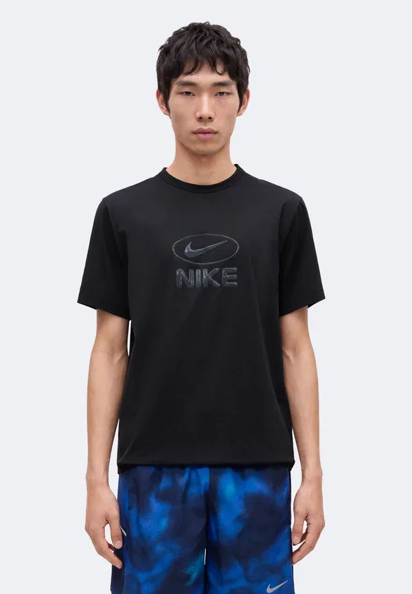 Футболка спортивная Dri-fit Hyverse Nike Performance Black, Anthracite, черный