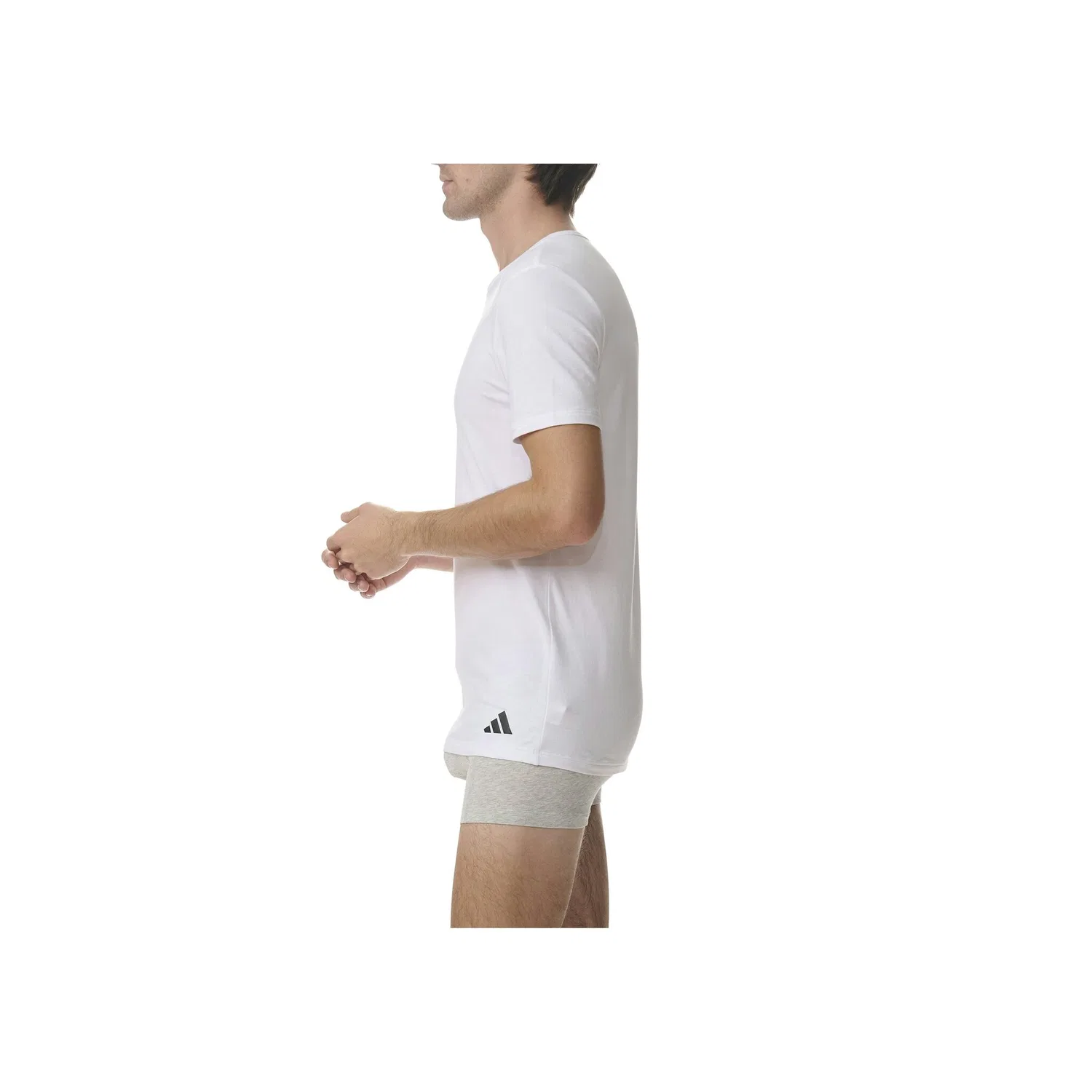 Мужская футболка с круглым вырезом 2 Pack Adidas Originals, White — фото 4