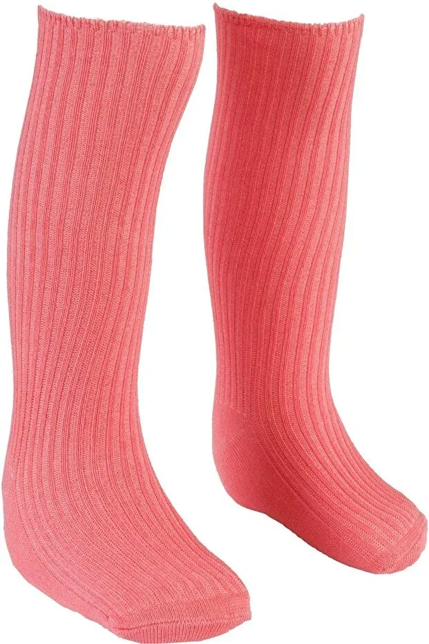 Детские носки для девочек и мальчиков органические Derby knee-high socks Bebeğime Çorap, Pomegranate Blossom