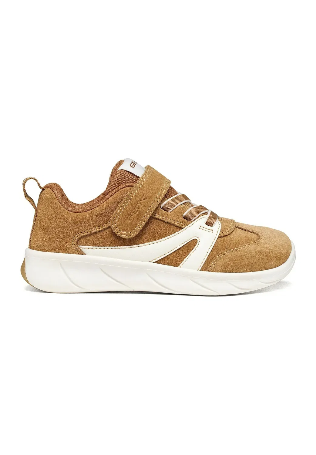 Детские кроссовки J foot run boy Geox, Caramel White