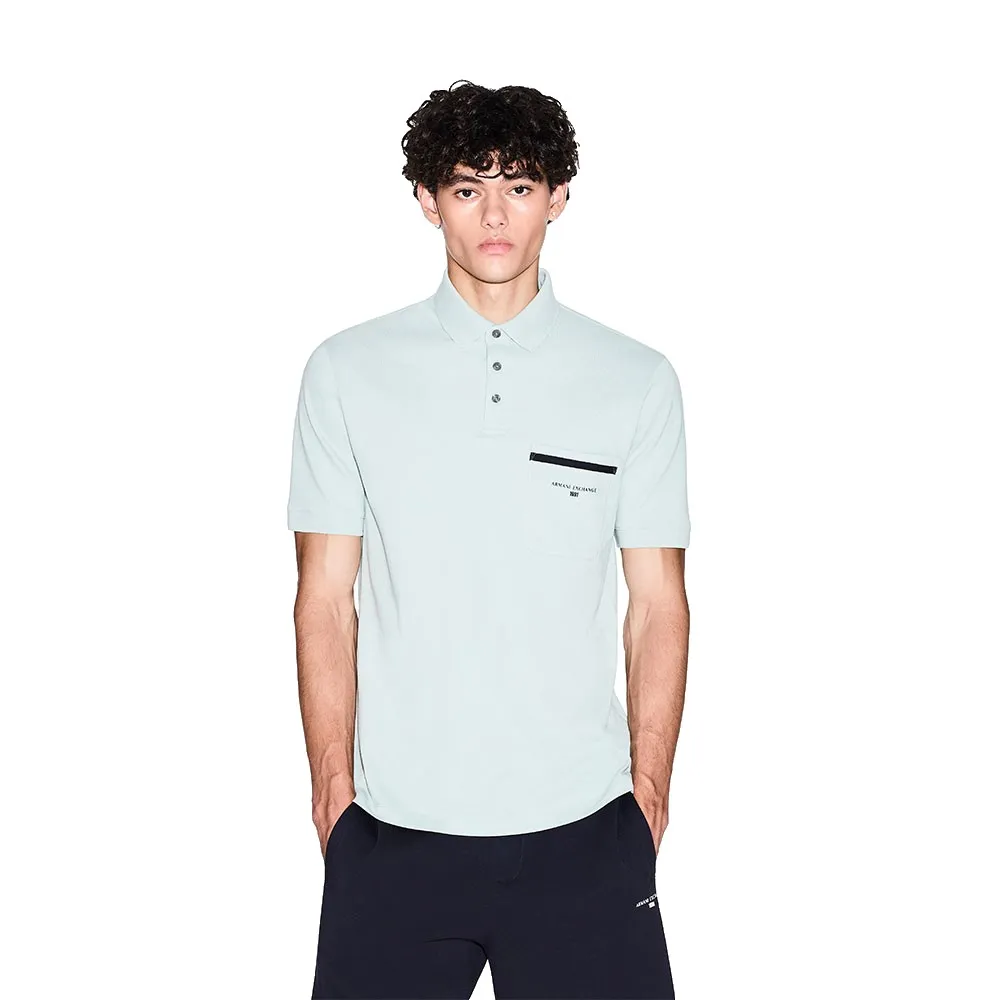 

Поло с коротким рукавом Armani Exchange XM000990_AF10366, синий