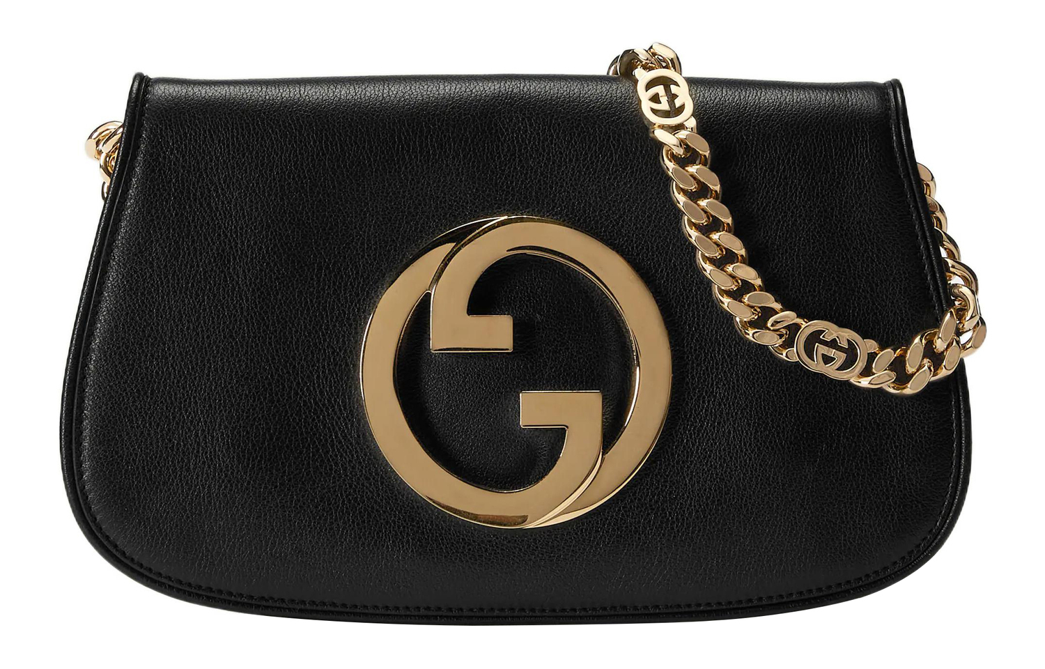 

GUCCI Сумка Blondie Leather Chain через плечо кроссбоди, женская сумка через плечо black