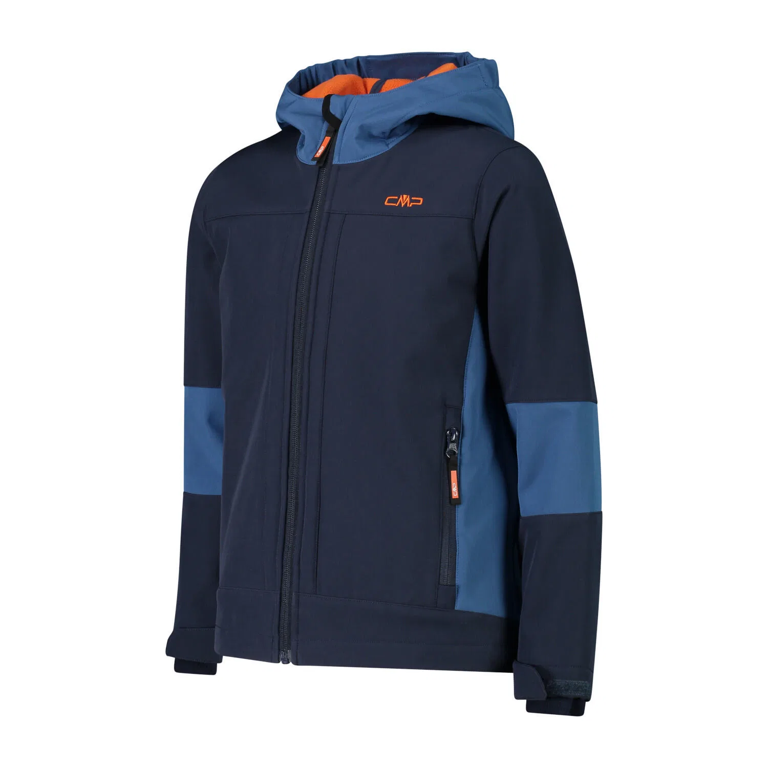 Детская софтшелл-куртка с капюшоном Fix Hood Cmp, Dunkelblau Konigsblau Navyblau — фото 4