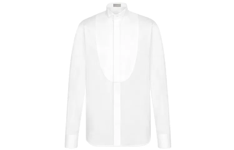 Мужская рубашка с острым воротником DIOR, White