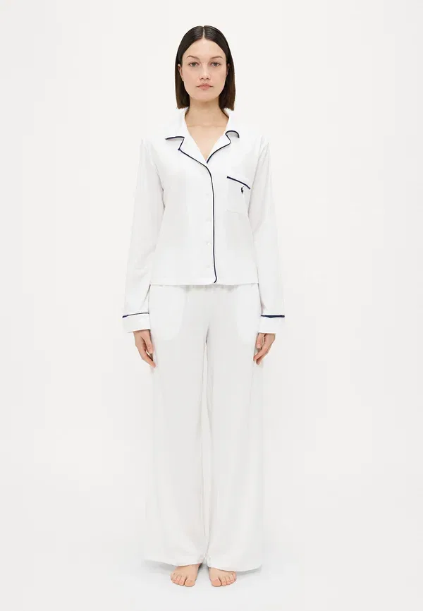 Комплект пижамы из джерси Polo Ralph Lauren, белый
