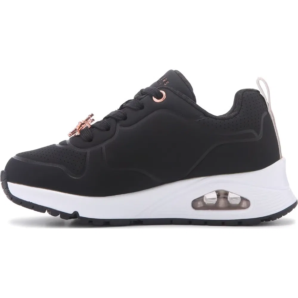 Детские кроссовки Street Uno Skechers, Black/Rose Gold — фото 3