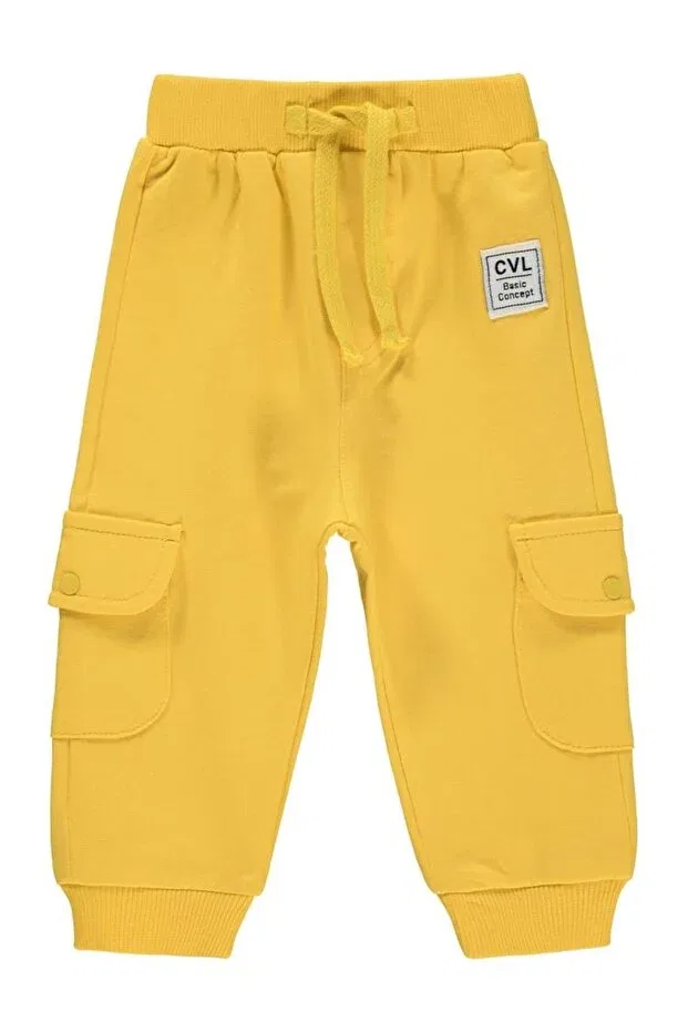 Детские брюки для девочек скинни хлопковые Cargo pocket pack jogger Civil Baby, Honey Yellow