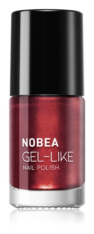 

Лак для ногтей с гелевым эффектом NOBEA Metal, оттенок Polish Ruby 6 мл