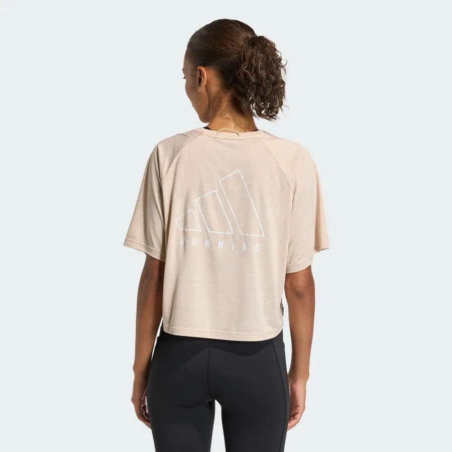 Футболка с коротким рукавом adi365 Soft Touch Performance JY7421 adidas, Светло-бежевый — фото 2