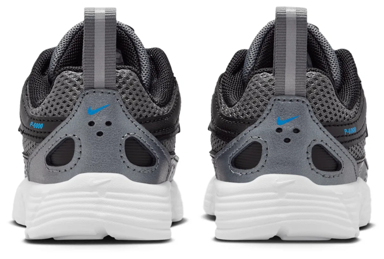Кроссовки для малышей P-6000 Nike, цвет Black/Smoke Grey/Dutch Blue — фото 3
