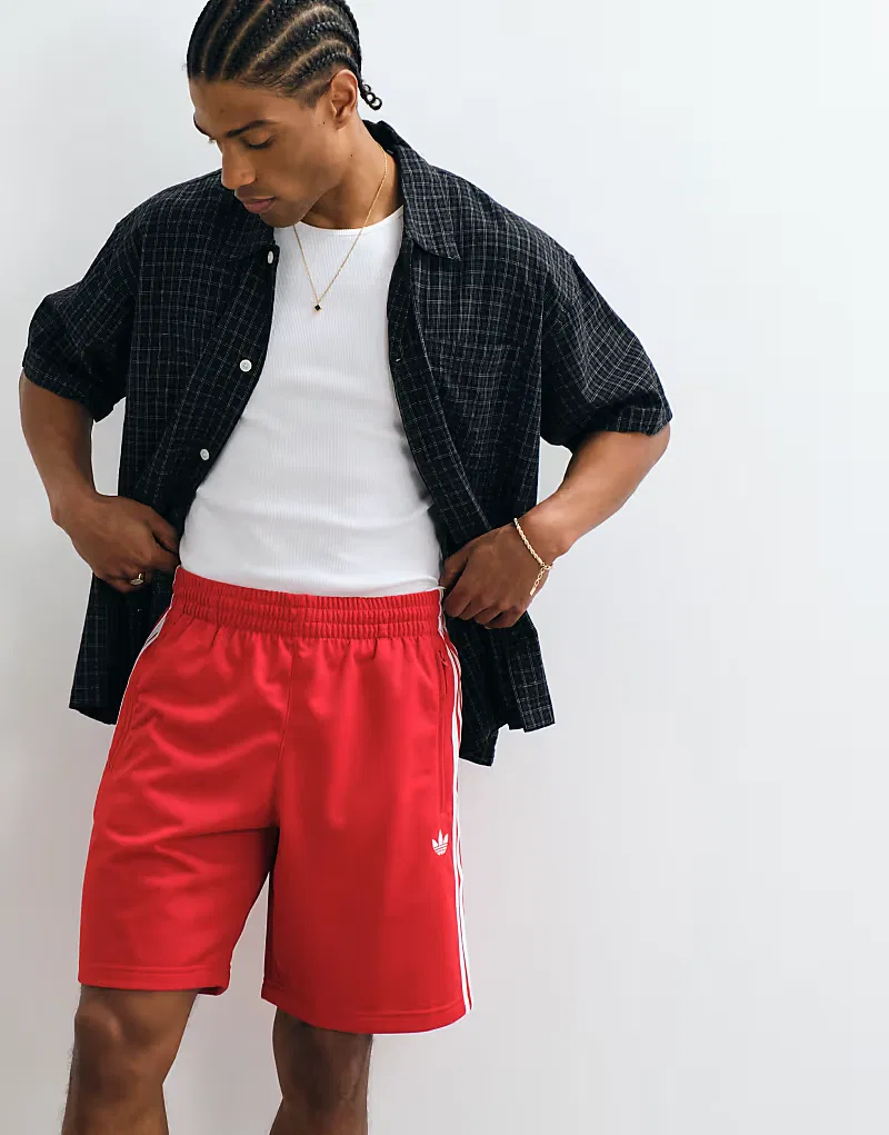 Шорты Adidas Originals Firebird красного — фото 2