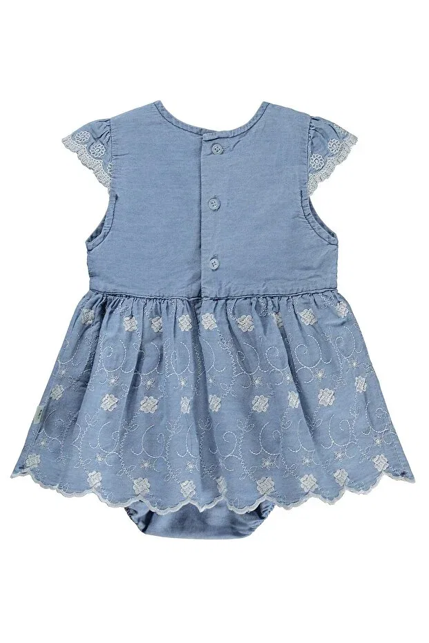Детское платье для девочек хлопковое Bodysuit 6-18 Months Dress Civil Baby, Blue — фото 2