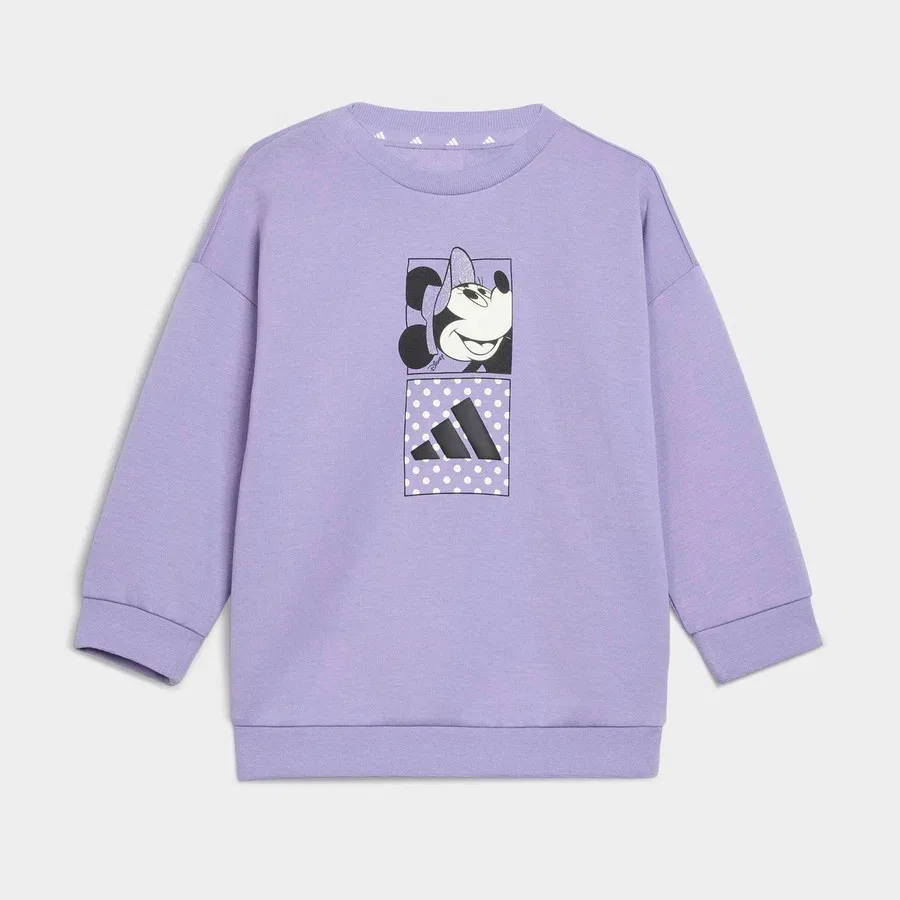 Комплект из двух предметов с длинным рукавом Disney Minnie Mouse, adidas, Фиолетовый