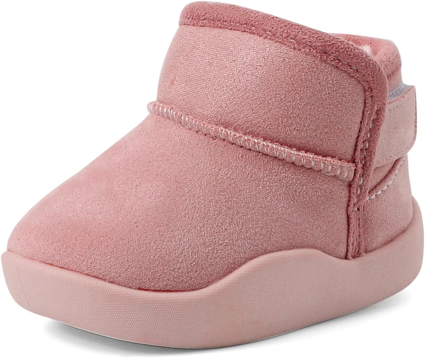 Детские зимние ботинки с мехом для девочек и мальчиков DUONITITI, Pink