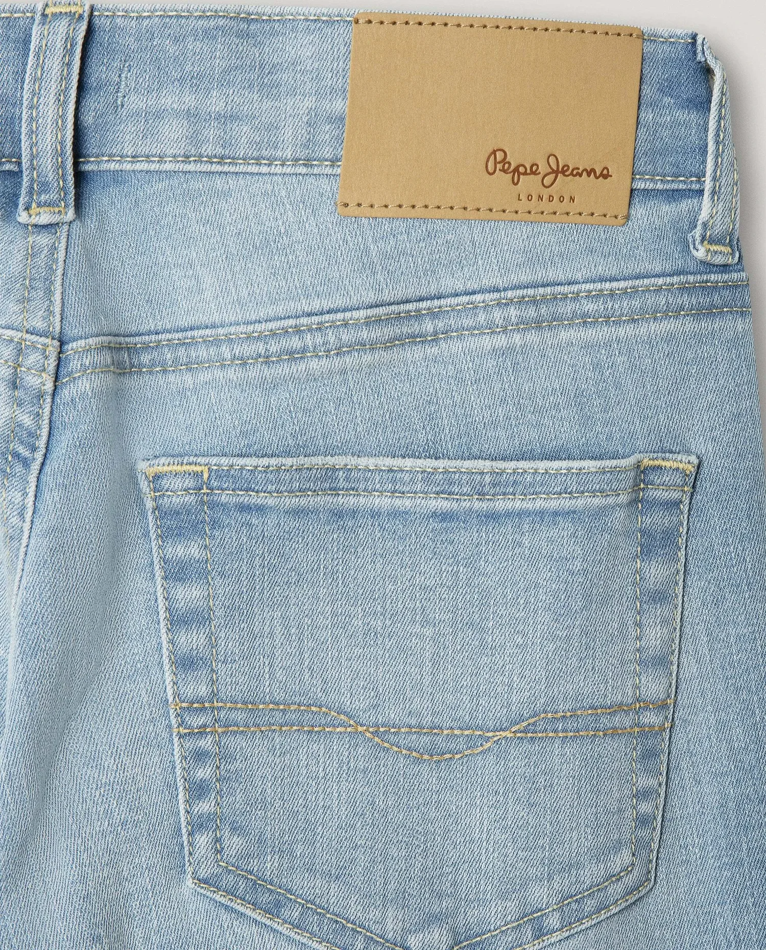 Джинсы Slim Hatcher для мальчика Pepe Jeans, светло-голубой — фото 2