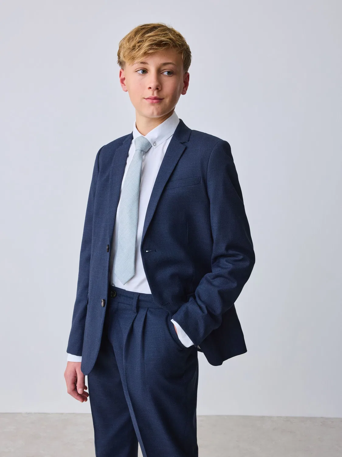 Пиджак классический, модель Baker, бренд Ted Baker, темно-синий — фото 2