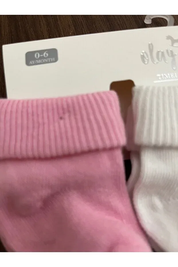 Детские носки для девочек хлопковые Aki Moda Kids, Pink — фото 2