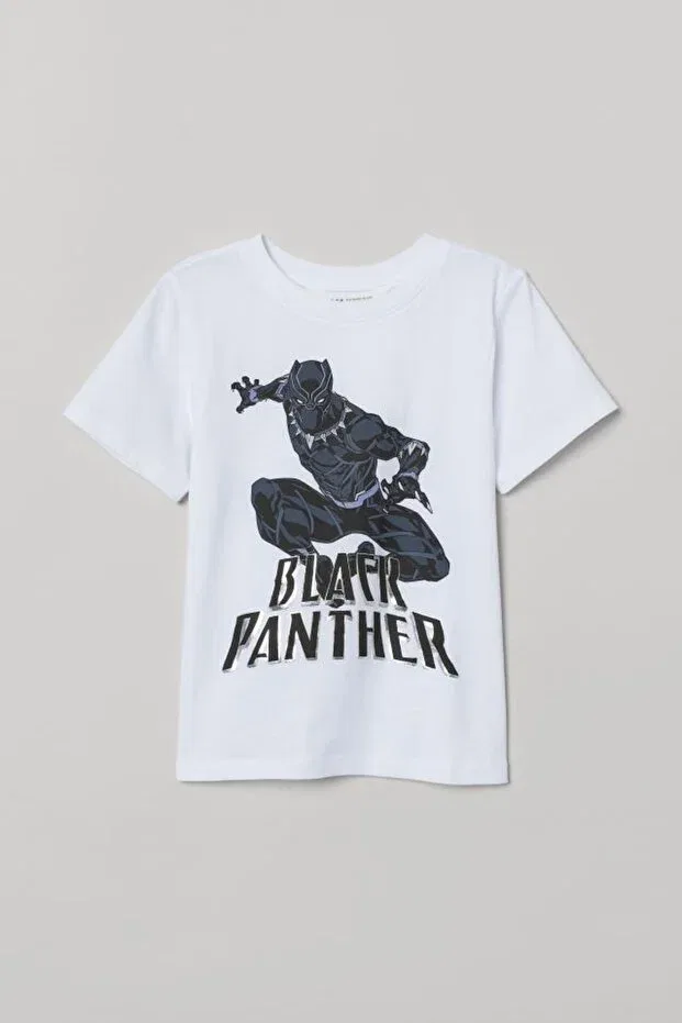 Детская футболка с принтом для мальчиков Zeyderkids, White