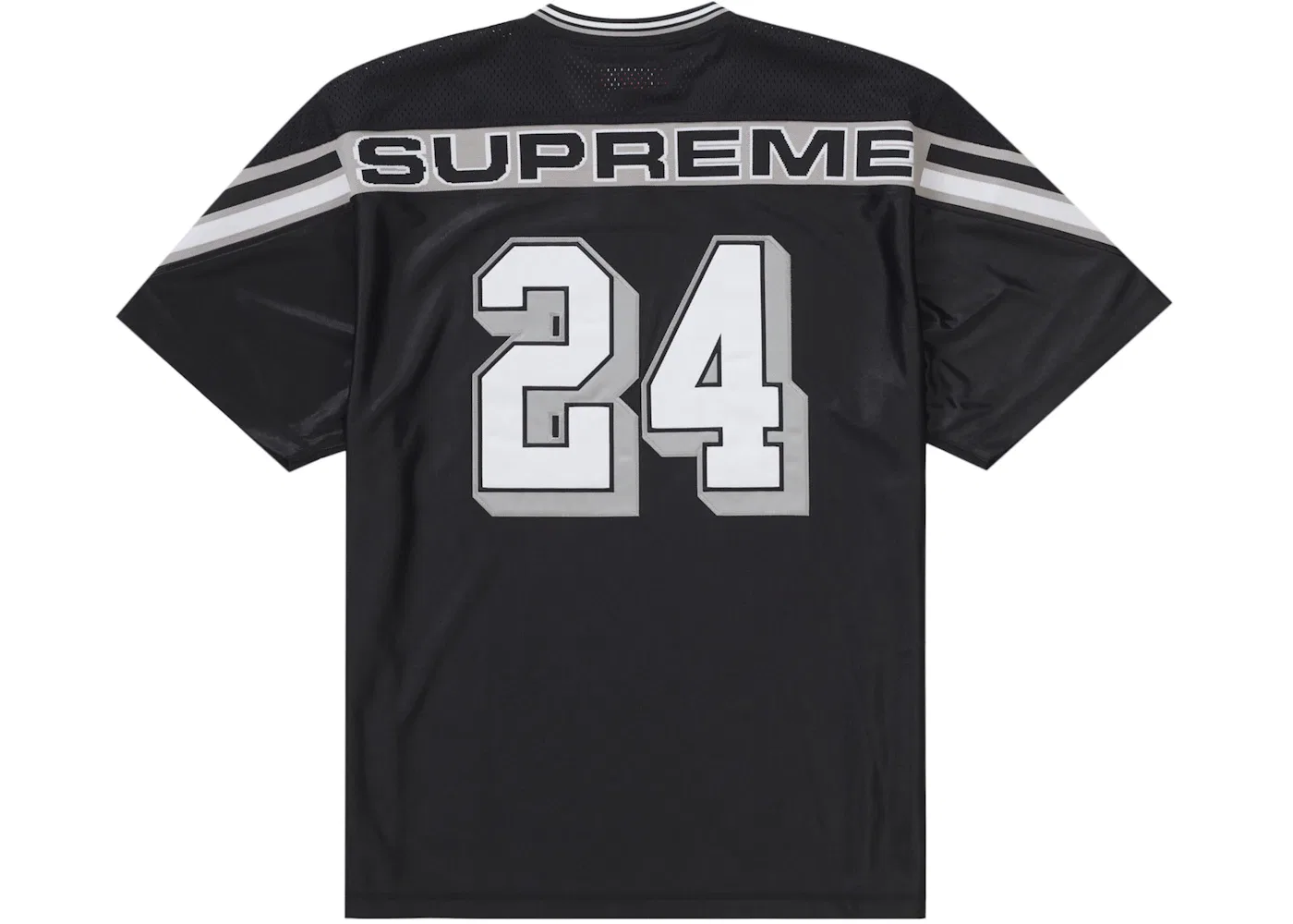 Мужская джерси с жаккардовыми ребристыми вставками Supreme, Black
