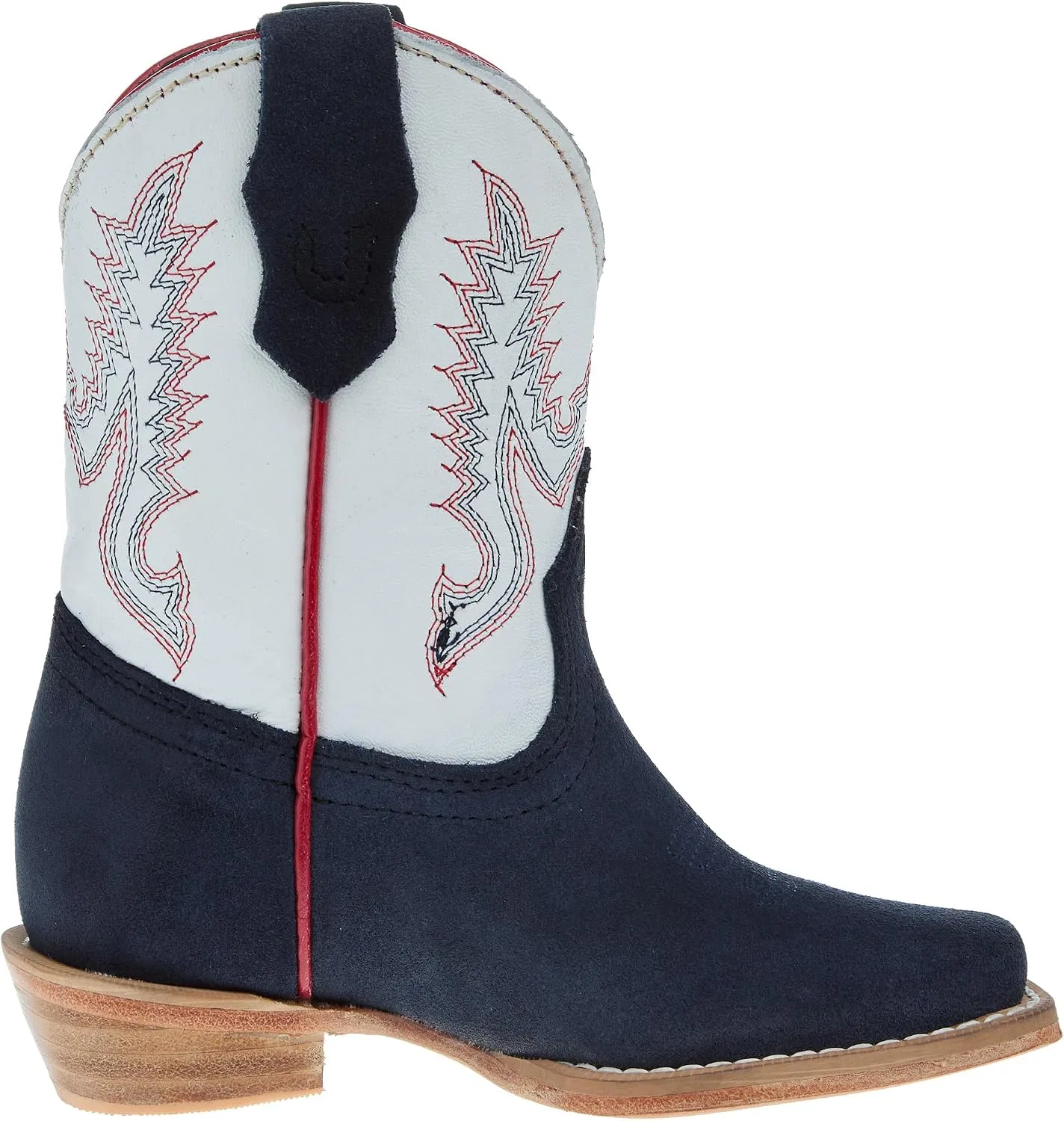 Детские ботинки для девочек с зимним белым голенищем R. Watson Boots, Navy — фото 4